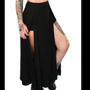 Foxblood Darla maxi skirt large